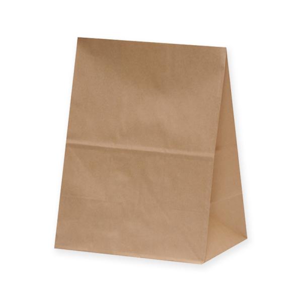 他サイト： パックタケヤマ 紙袋 角底袋 XZTT0396 ハイバッグ H500未晒無地 210×135×275mm 100枚入の商品画像