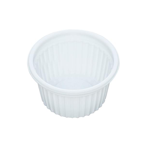 JANコード：4571142591078　シモジマコード：004468887材質：HIPSサイズ：直径52×高28mmドレッシング入れに最適です。別売の蓋をしめれば中身をこぼさずに使うことができます。●電子レンジ使用不可●オーブン使用不可●...