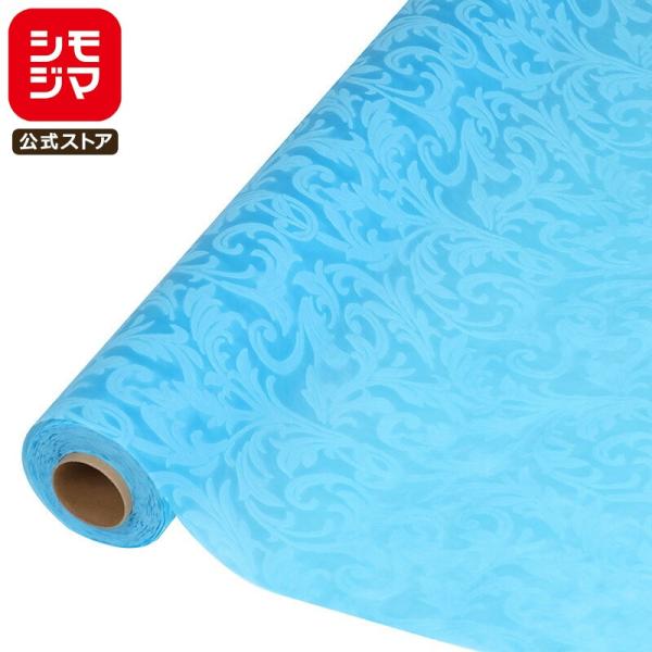 JANコード：4901755211870 シモジマコード：006778248材質：不織布(ポリプロピレン)サイズ：幅75cm×10m巻気品漂う植物柄がエンボス加工されている不織布ラッピングペーパーです。ラッピングはもちろん、ディスプレイシー...