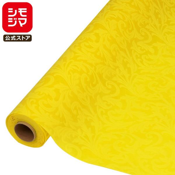 JANコード：4901755211894 シモジマコード：006778250材質：不織布(ポリプロピレン)サイズ：幅75cm×10m巻気品漂う植物柄がエンボス加工されている不織布ラッピングペーパーです。ラッピングはもちろん、ディスプレイシー...