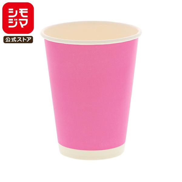 口径90×底径60×高111mmアイス・ホット兼用の紙コップです。両面PEコーティング加工で結露に強いので、特にコールドドリンクにおすすめです。白地にキュートなピンクカラー。食品衛生法規格基準適合商品です。●満杯容量:約440ml●入数:5...