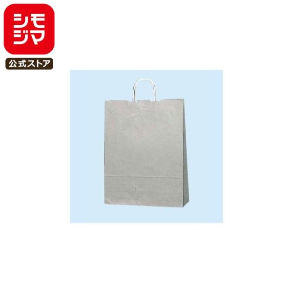 シモジマ HEIKO 紙袋 手提げ紙袋 25チャームバッグ 2才 グレー 無地 幅