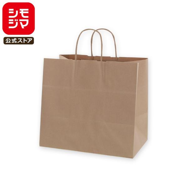 他サイト： HEIKO 紙袋 手提げ紙袋 25チャームバッグ 32-4 未晒無地 幅320×マチ200×高290mm 50枚入 クラフトの商品画像