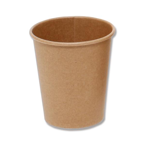 HEIKO 紙コップ 未晒ペーパーカップ 7オンス 口径72mm クラフト