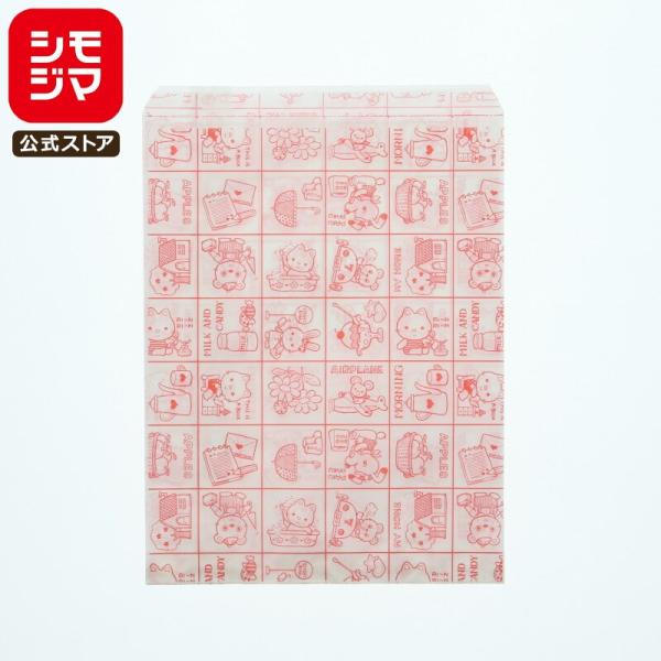 HEIKO（ヘイコー） 紙袋 平袋 柄小袋 R-50 マイホーム 幅180×高230mm
