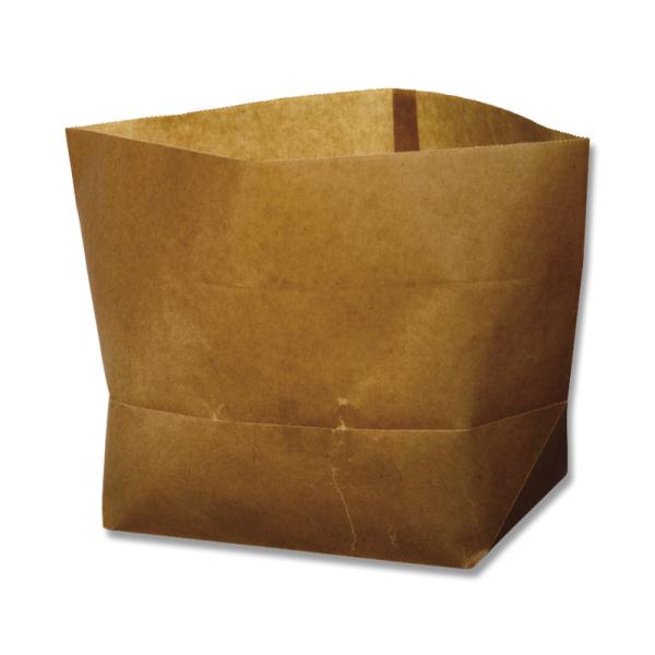 紙袋 角底袋 ロー引き袋 亀底 W-7 20枚入 幅360×マチ150×高215mm