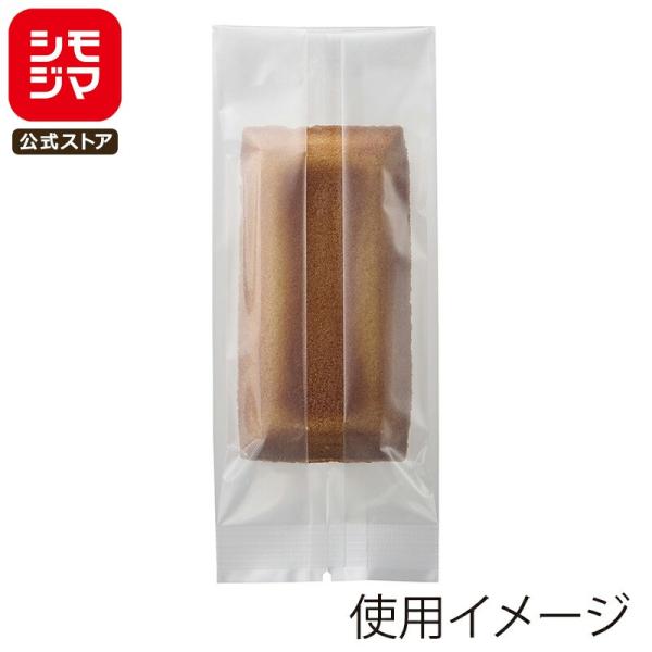 シモジマコード:006729704●サイズ：厚0．055×幅55／全体幅100×高150mm（マチ：45mm）焼き菓子などの個包装に最適な透明ガス袋です。脱酸素剤との併用で美味しさを保ちます。合掌貼りのサイドガゼット付きで、厚みのあるお菓子...