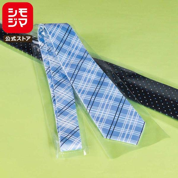 他サイト： ネクタイ 袋 100枚 衣料品用 OPP袋 L アパレル用品 シモジマ HEIKOの商品画像