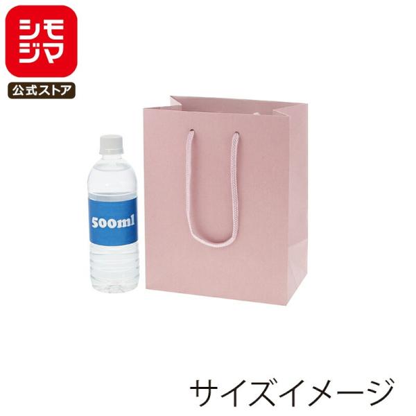 HEIKO 紙袋 手提げ紙袋 カラーチャームバッグ 20-12 ピンク 幅200×マチ120×高250mm 10枚入 業務用 ラッピング シモジマコード005330116