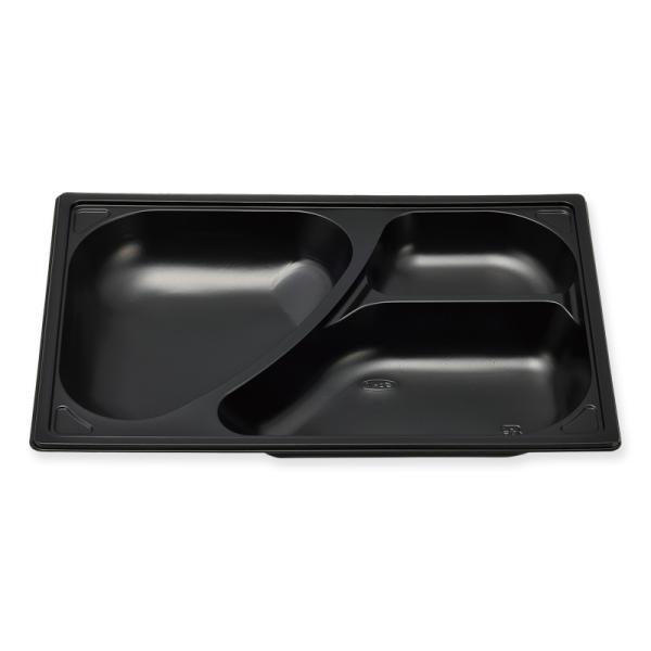 仕出し 弁当 容器 中仕切 50枚 紙ボックス 90-60 K-2 黒 エフピコ