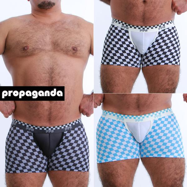 プロパガンダ　シルキーロングボクサー 新品【Propaganda】20ナンバリングシルキーロングボクサー ☆XL