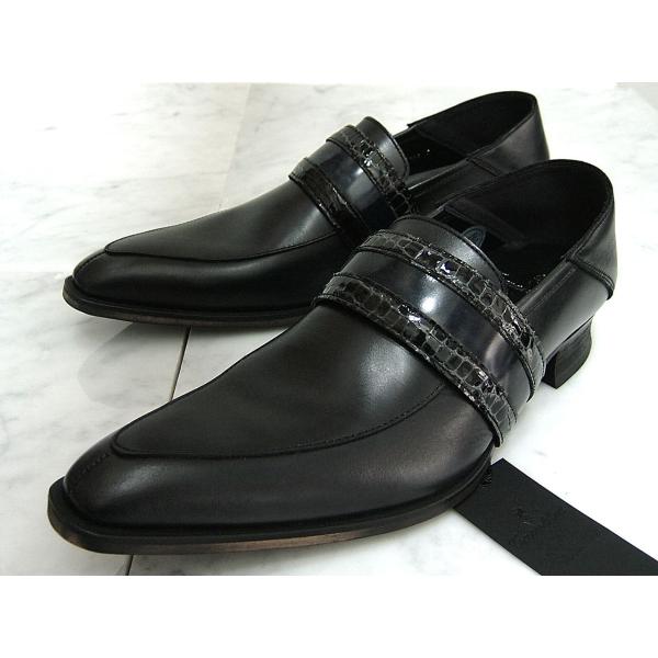 TORNADO MART トルネードマート シューズ S 黒 レザー 本革 新品 4112