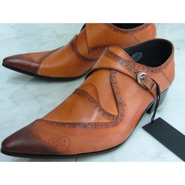 TORNADO MART トルネードマート シューズ M レザー 本革 茶 新品 5101