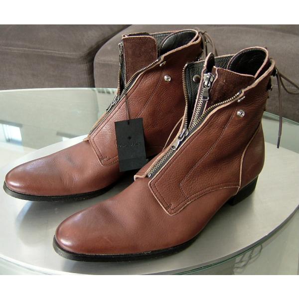 トルネード マート レザーブーツ レースアップ 極美品 S ブラウン トルネード マート レザーブーツ レースアップ 極美品 S ブラウン