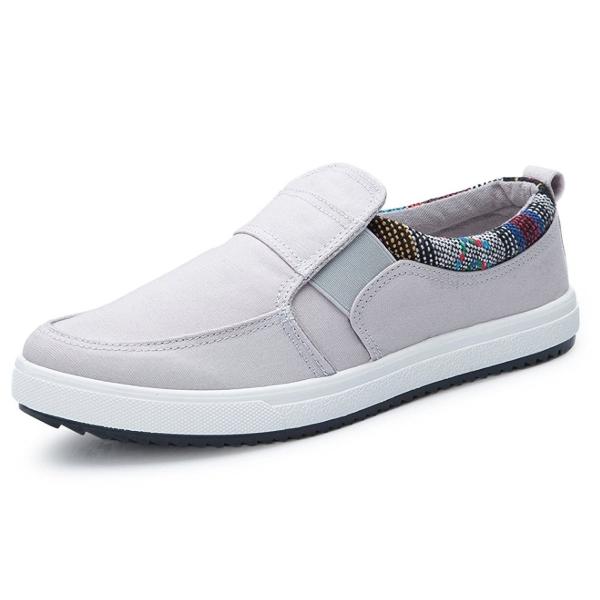 スリッポン カジュアル スニーカー ネイティブ柄 刺繍 4色展開 黒 灰 茶 ネイビー 50db Buyee Buyee Japanese Proxy Service Buy From Japan Bot Online