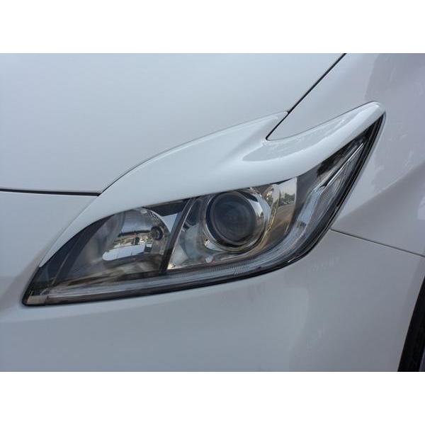 【日本製/塗装済】ZVW ３０ プリウス 後期 ヘッドライト アイライン エアロ プリウス ZVW30 後期(HID) アイライン 塗装済 : プロショップ パワーズ