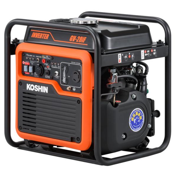 【法人限定】 工進 KOSHIN オープンインバーター発電機 2,800W GV-28IF 発電機関連
