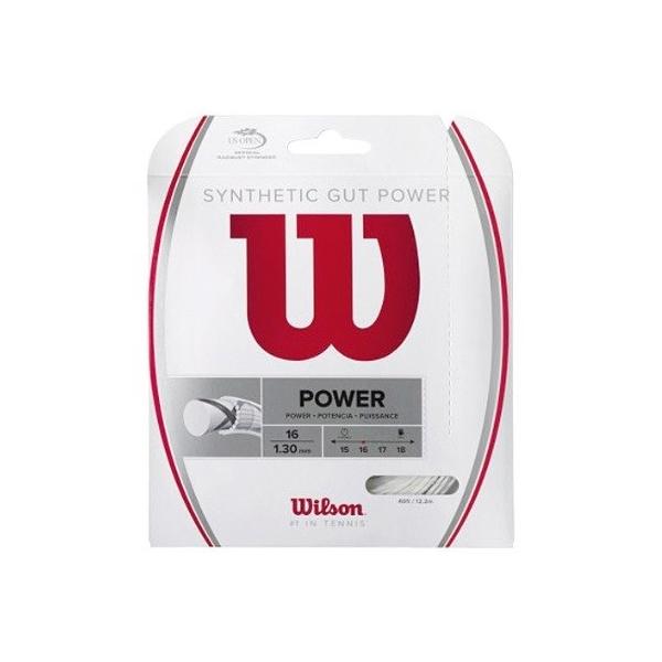 Wilson 　テニス ストリング ガット シンセティック ガット パワー 16 テニスガット シンセティック パワー」の人気商品一覧 | 安い商品を