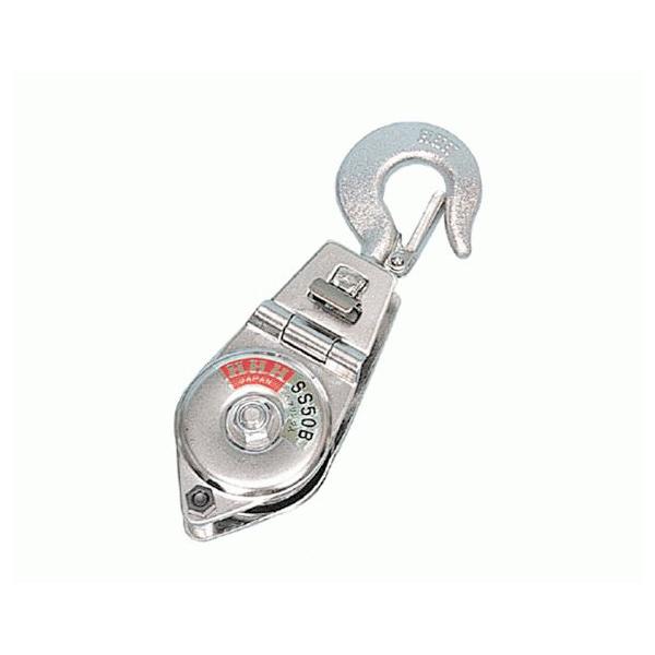 【代理店直送品、個人宅への配送不可】・小型、軽量で持ち運びが容易。・全長が短くて空間を有効に活用可能。・シーブ綱道のRが小さく小径ワイヤーロープを傷めない。・シーブと測板の間にワイヤーロープがはさまらない形状。・全メッキさらに弯曲止め金具は...