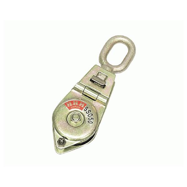 【代理店直送品、個人宅への配送不可】・小型、軽量で持ち運びが容易。・全長が短くて空間を有効に活用可能。・シーブ綱道のRが小さく小径ワイヤーロープを傷めない。・シーブと測板の間にワイヤーロープがはさまらない形状。・全メッキさらに弯曲止め金具は...