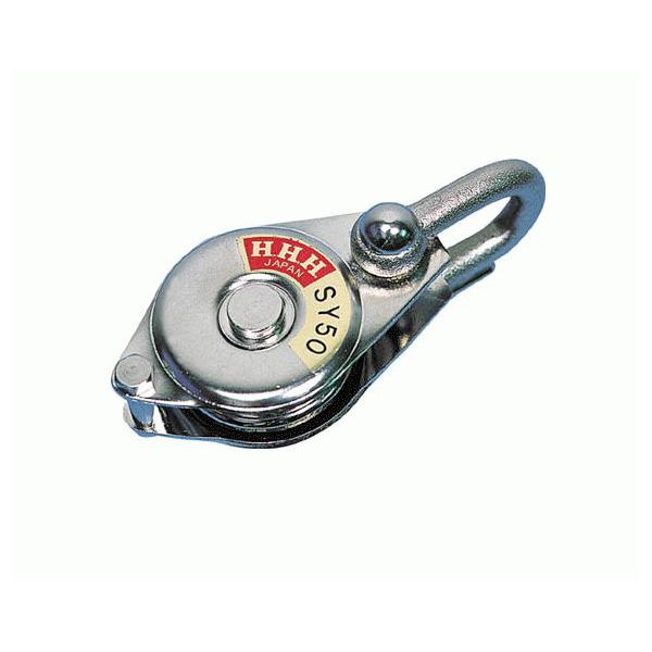 【代理店直送品、個人宅への配送不可】・小型、軽量で持ち運びが容易。・全長が短くて空間を有効に活用可能。・シーブ綱道のRが小さく小径ワイヤーロープを傷めない。・シーブと測板の間にワイヤーロープがはさまらない形状。・全メッキさらに弯曲止め金具は...