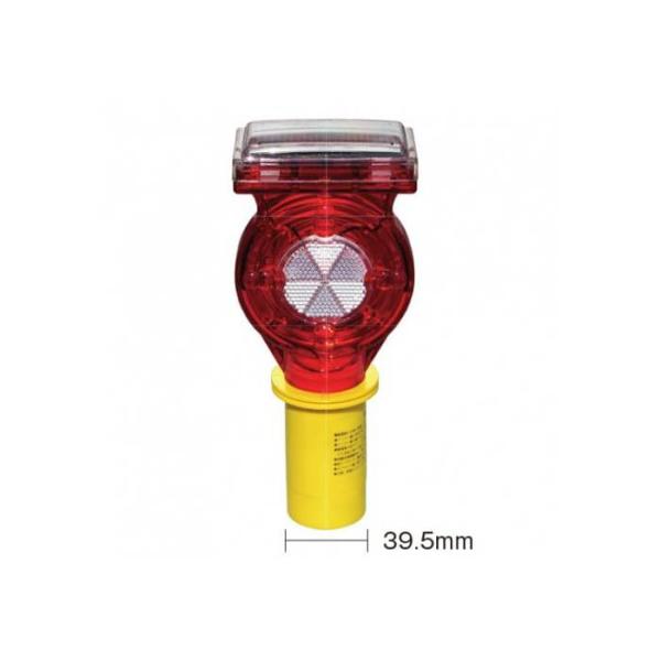法人のみ キタムラ産業 (/D) ソーラー式 点滅灯 カットコーン 単管 保安灯 警告灯 工事 LED セフティーフラッシュ キタムラ SF-7C
