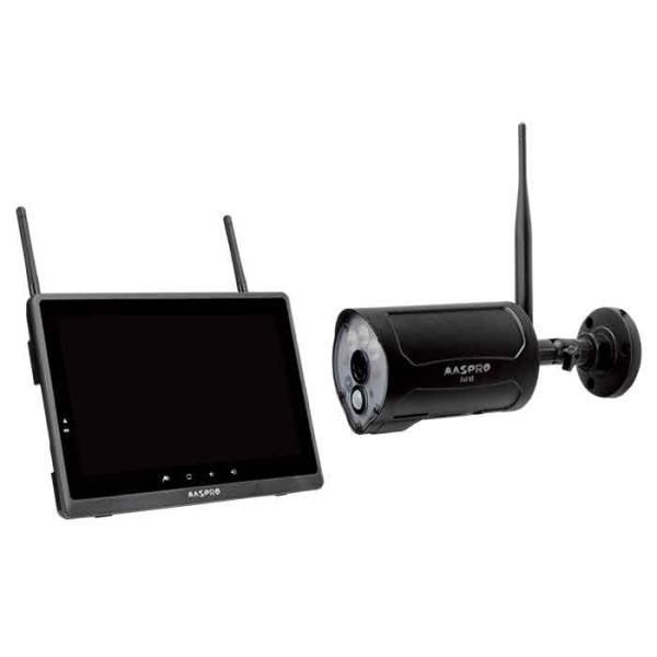 マスプロ (/F) 防犯カメラ 10.1インチモニター＆ワイヤレスHDカメラ