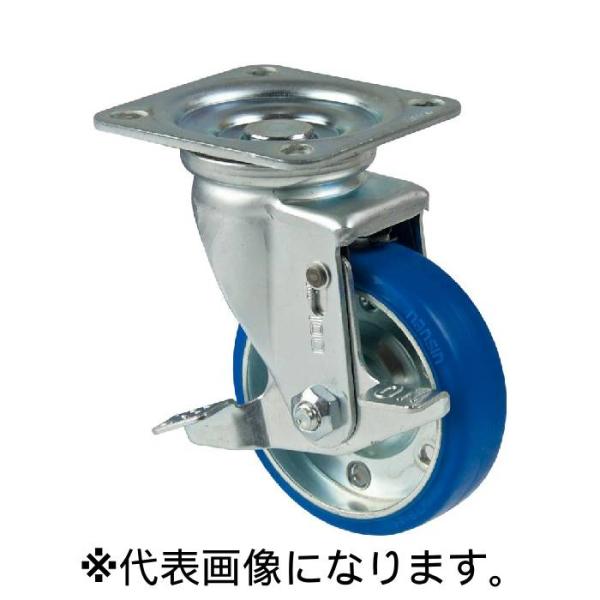 法人のみ ナンシン (/AL) 産業用 キャスター 許容荷重 1700N 幅 32mm 径 100mm 取付高さ 144mm 台車 工場 業務用 STM-100VU S-3