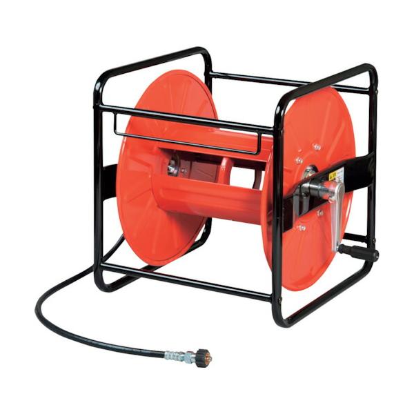 スーパー工業 法人のみ (/AN) ホースリール L 60m巻 横置型 ワンタッチ