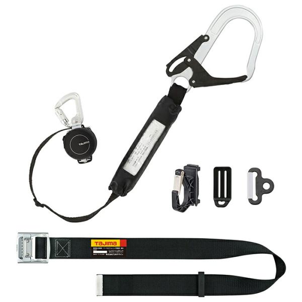 TAJIMA タジマ ランヤード TAJIMA B1FR 150-TL 未使用品(S) 平綱 B1FR 150-TL Tajima（タジマ） タジマ(/D) 胴ベルト用KR150FA L4 スチールベルトM