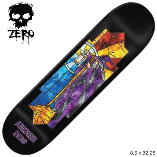 スケートボード SAKI ゼロ スケートボード ZERO SKATEBOARDS ARUNSKI STAINED GLASS