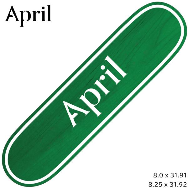 APRIL（エイプリル） デッキ YUTO HOEIGOME 堀米 雄斗 APRIL OG LOGO