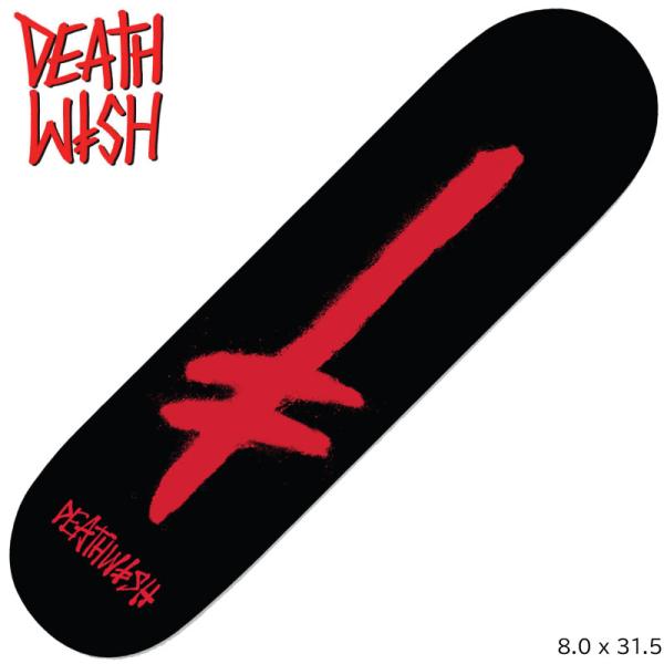 デスウィッシュ デッキ DEATHWISH DECK Deathspray Gang Spray Blk Red