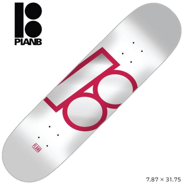 PLAN B（プランビー） デッキ PLAN B FULL DIPPER SHIFTED WHITE 7.87