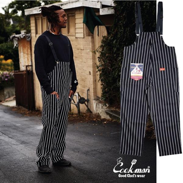 クックマン シェフパンツ オーバーオール Fisherman's Bib Overall