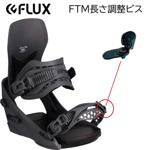 【F17】フラックス ビンディング パーツ FTM長さ調整ビス  FLUX BINDING ネジ スペアパーツ ビンディング 部品　