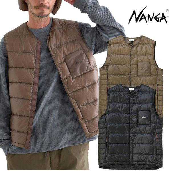 【クリーニング済み美品】NANGA インナーダウンベスト ネイビー JPN XL NANGA ナンガ インナーダウンベスト INNER DOWN VEST ダウン ダウン