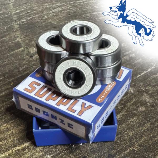 スケート ベアリングオリンピア ベアリング Olympia Supply BRONZE GRADE STEEL BEARING  オイルタイプ  ベアリング  スケートボード ベアリング　