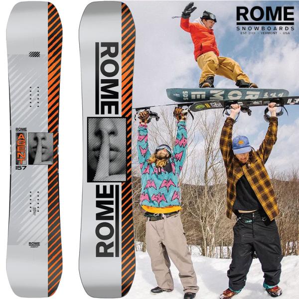 ROME SDS - ROME SDS AGENT ローム　エージェント　スノーボード　オールラウンド 楽天市場】【ROME SDS ローム】スノーボード 板 AGENT