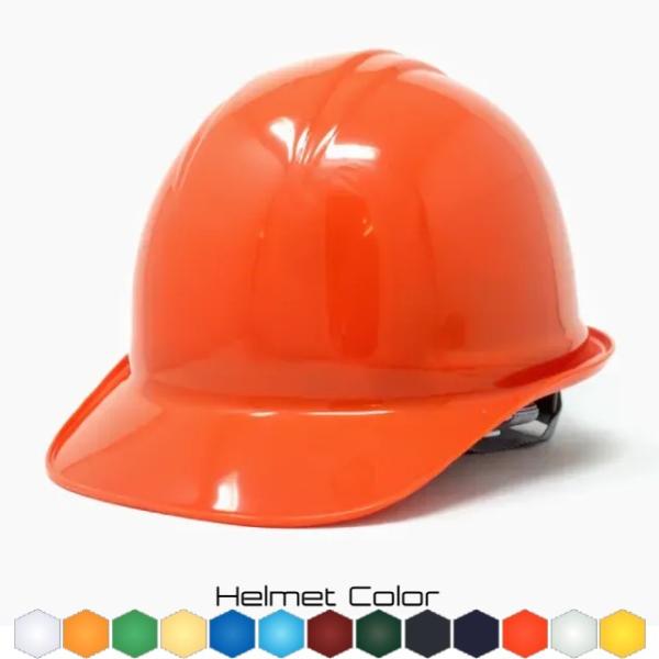 進和化学工業 SS-88-2型T-P式R 作業用 ヘルメット（通気孔なし