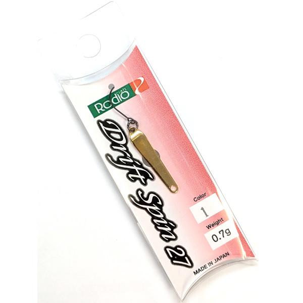 ロデオクラフト RC ドリフトスピン 27 0.7g #01.ゴールド 【メール便OK