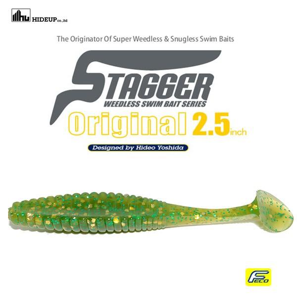 ハイドアップ スタッガーオリジナル 2 5インチ 111 チャートグリーン ゴールドｆ Hideup Stagger Original 2 5inch 111 メール便ok Feco認定商品 Pp14 プロショップケイズ 通販 Yahoo ショッピング