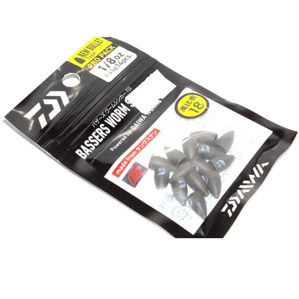 DAIWA バザーズワームシンカーTG タングステン ラウンド ダイワ バザーズワームシンカー TG ラウンド プロパック 1/2oz