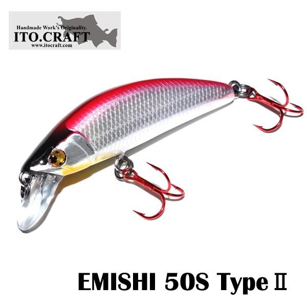 イトウクラフト 蝦夷ミノー 50S タイプ2 #RS 【メール便OK イトウクラフト 蝦夷ミノー 50S タイプ2 #RS 【メール便OK