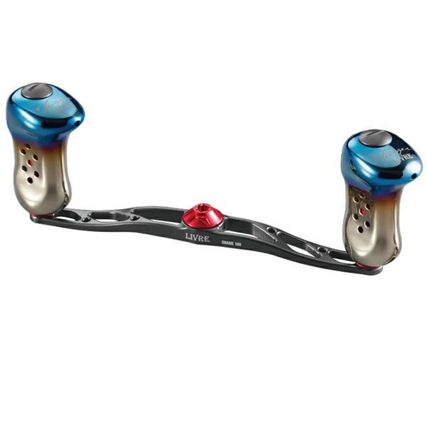 m*l様 新品未使用 リブレ クランク140 シマノ右巻き用 チタン/レッド リブレ クランク140 シマノ 右巻き用 #ガンメタ/レッド FRSK140-TR-GMR