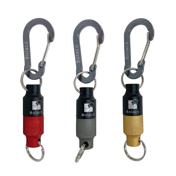 bolaco ボラコ マグネットジョイント L ツインカラー マグネット 小物の携帯に便利 ネオジウム磁石 カラビナ付き