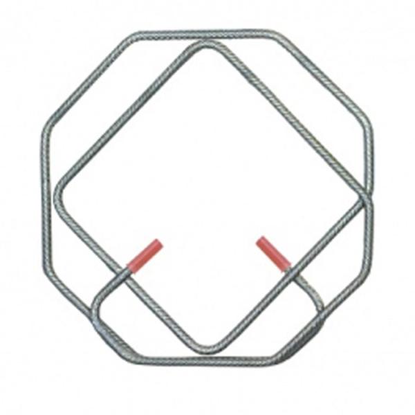 ダイヤレンNS 高強度開口補強金物 I型 100φ S6-2R I-6-2R 梁貫通孔補強筋 1枚 コーリョー建販