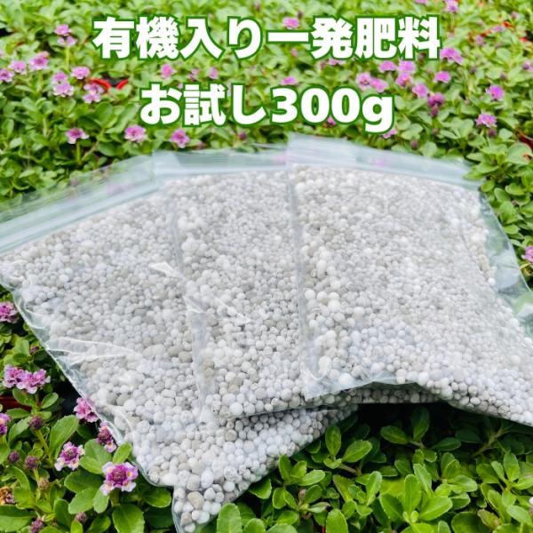 有機入り一発肥料果菜専用 お試し小分け 300g 100g×3袋 クラピアにおすすめ K7 K5 K3 グランドカバー 元肥 追肥
