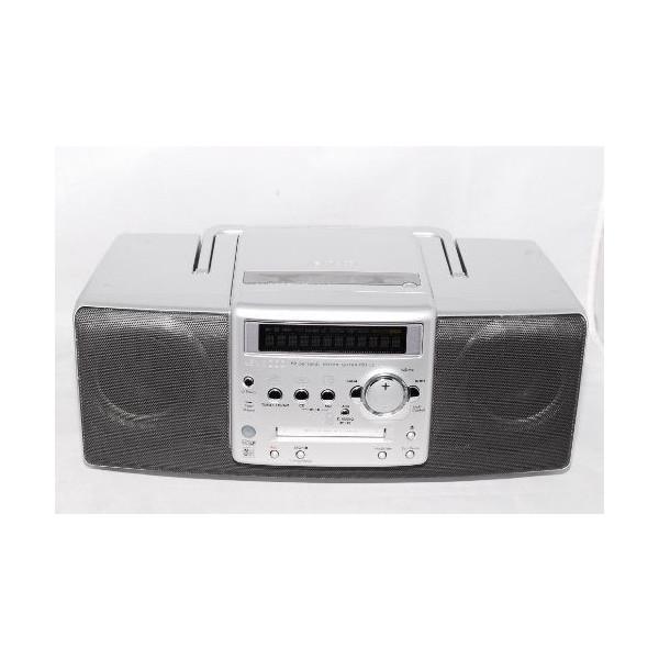 パーソナルステレオシステム グレー ケンウッド MDX-L1-H cd mdラジオ