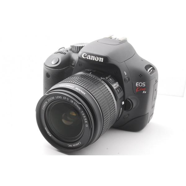 一眼レフカメラ 初心者 中古 一眼レフ Canon EOS Kiss X4 EF-S 18-55